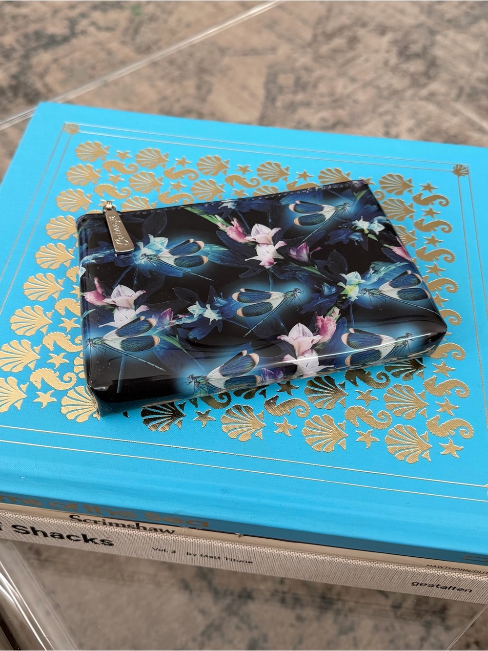 Catseye London Dragonfly Pouch / Beauty Bag